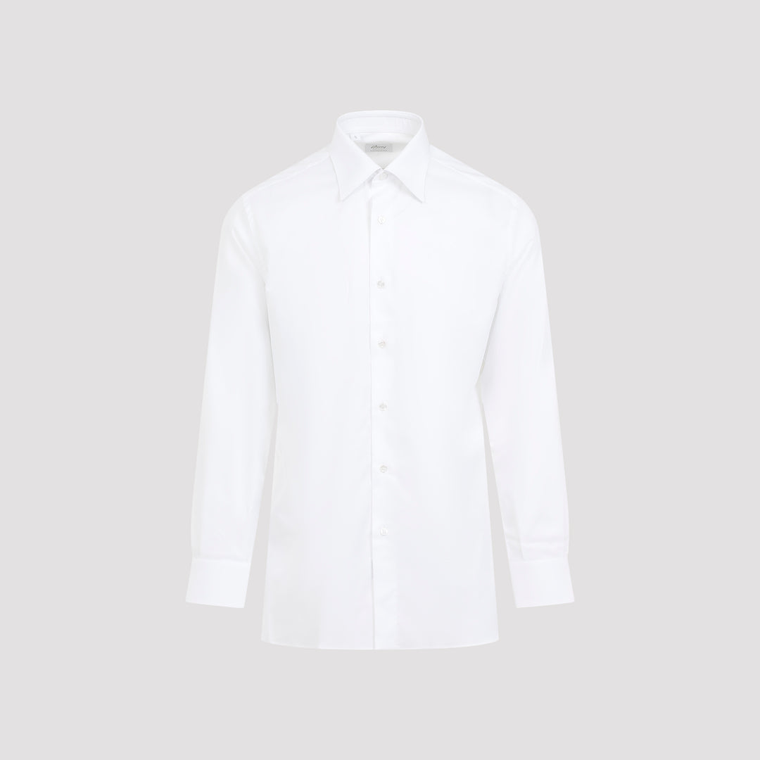 White Cotton Shirt-0