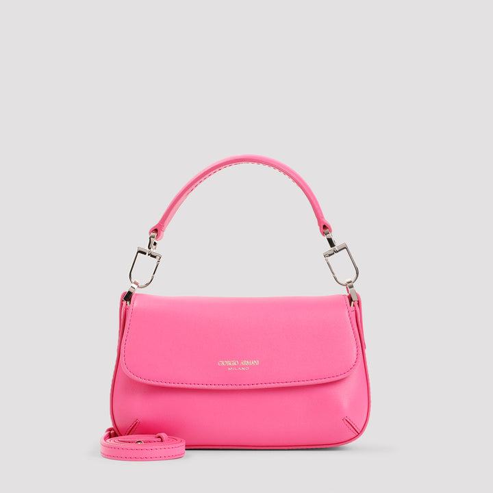 Fuchsia Lamb Leather Mini Bag-0