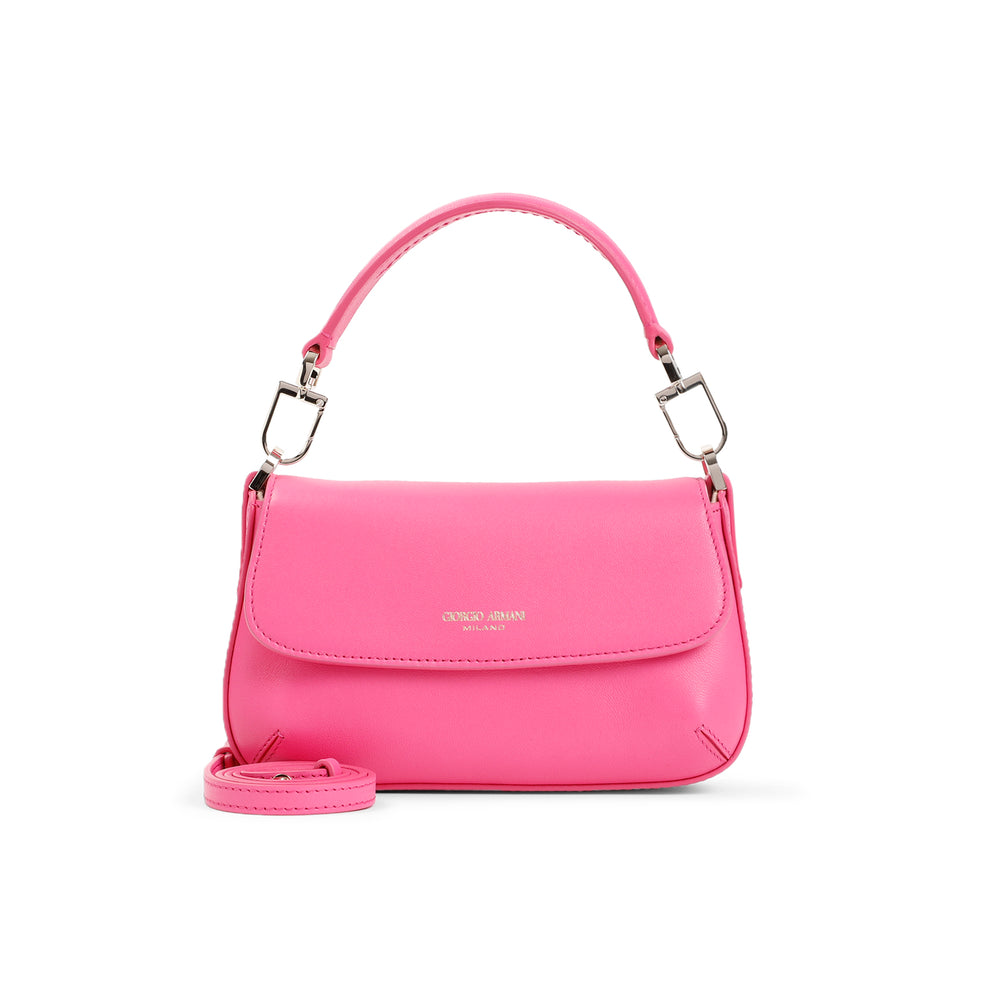 Fuchsia Lamb Leather Mini Bag-1