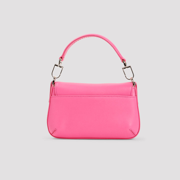 Fuchsia Lamb Leather Mini Bag-3