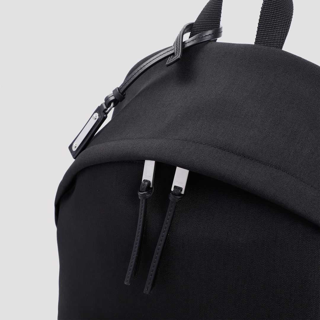 Black YSL City Backpack-4