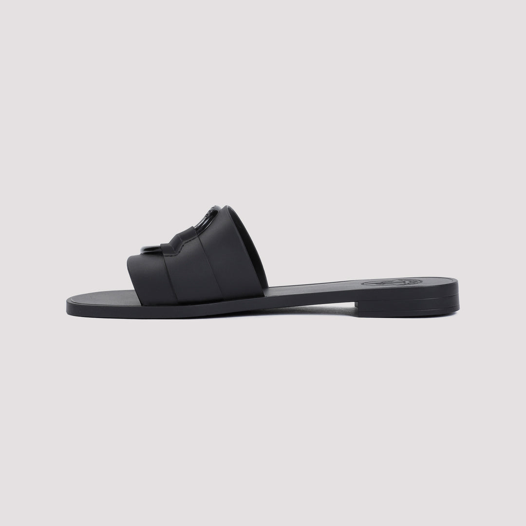 Black Mon Rubber Slide-9