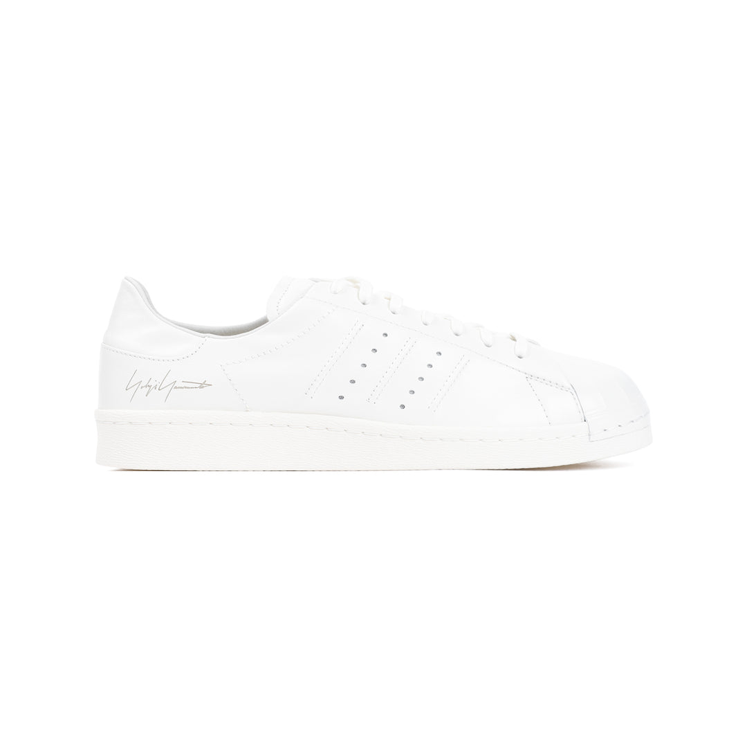 Off White Leather Superstar Sneakers-1