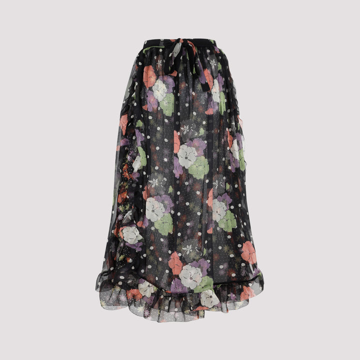 Black Silk Skirt-3