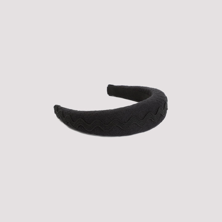 Black Cotton Headband-0