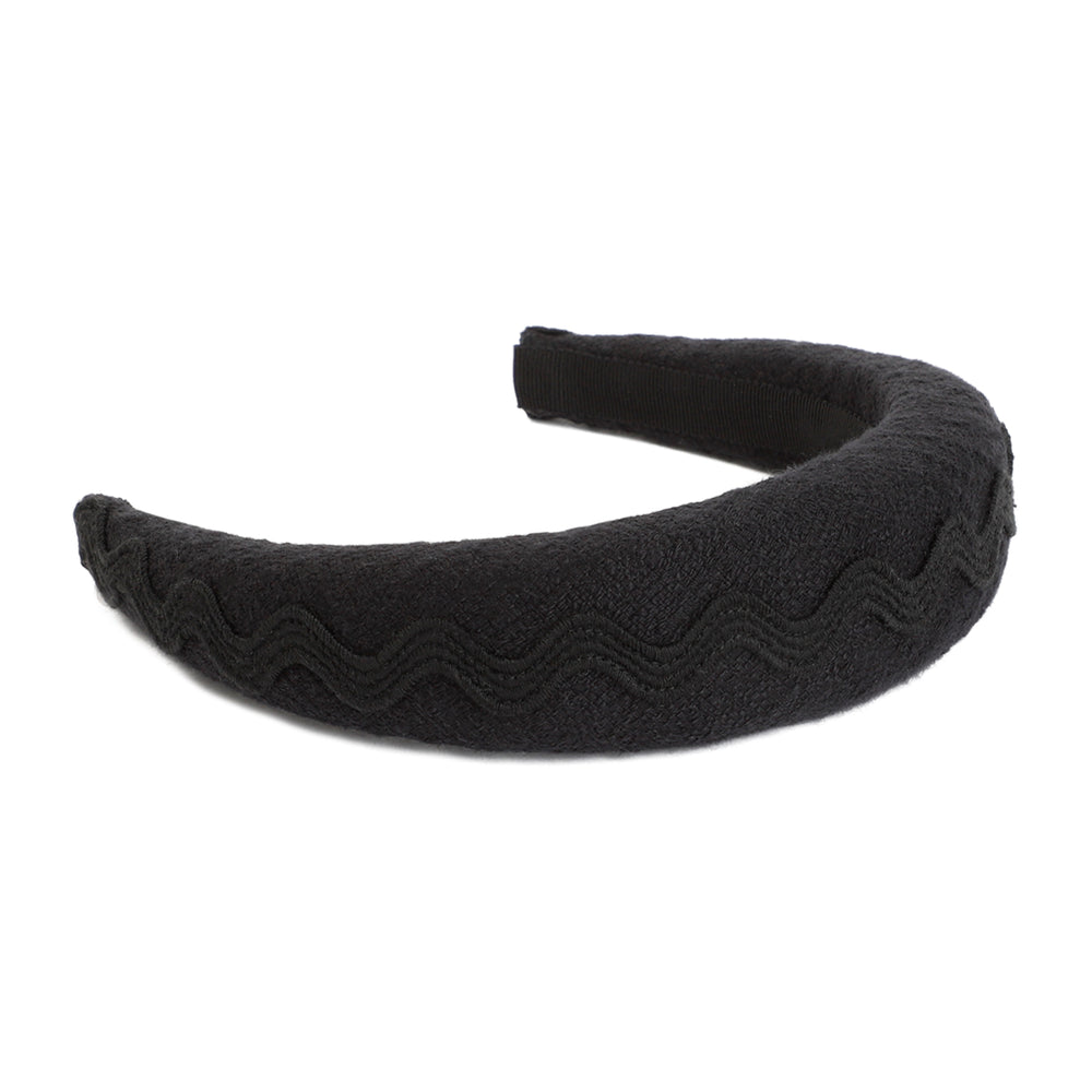 Black Cotton Headband-1