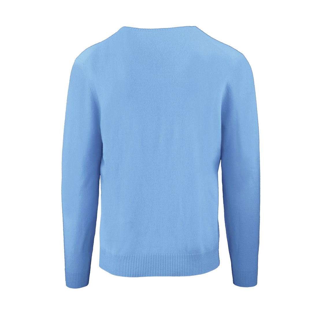 Ice Blue Cashmere Roundneck Sweater