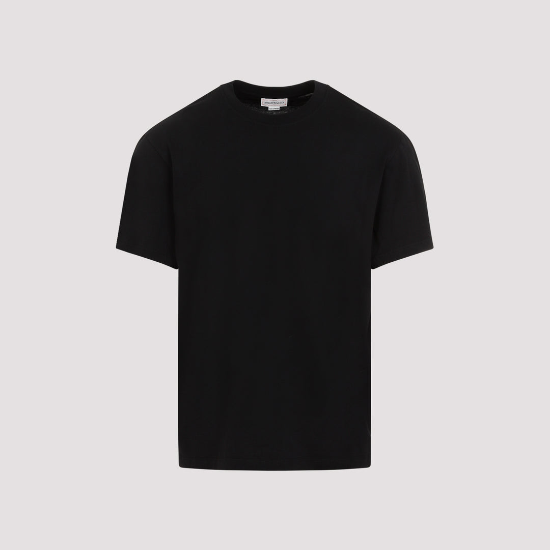 Black Cotton T-shirt-0