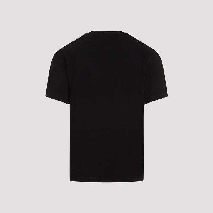 Black Cotton T-shirt-3