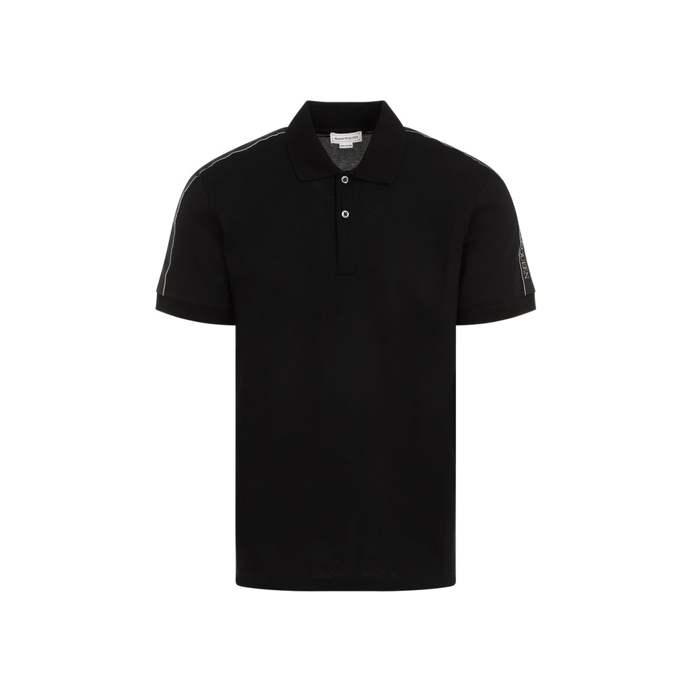 Black Cotton Polo-1