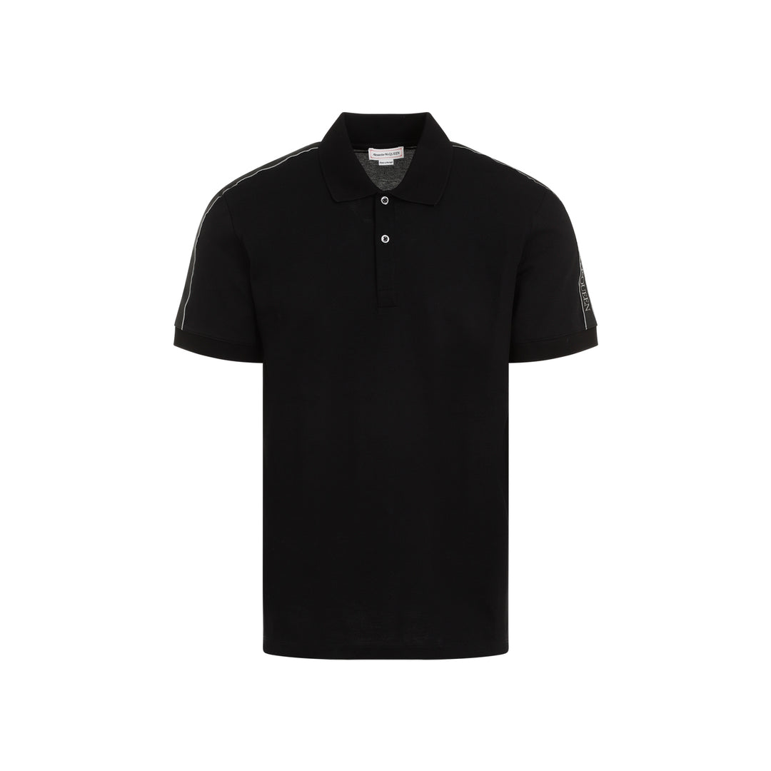 Black Cotton Polo-1