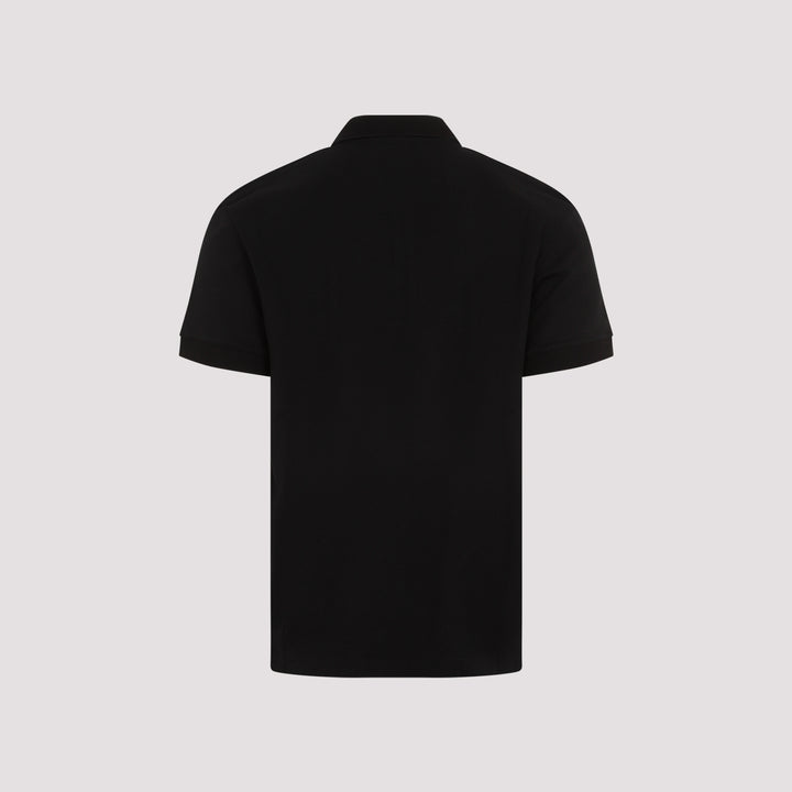 Black Cotton Polo-3