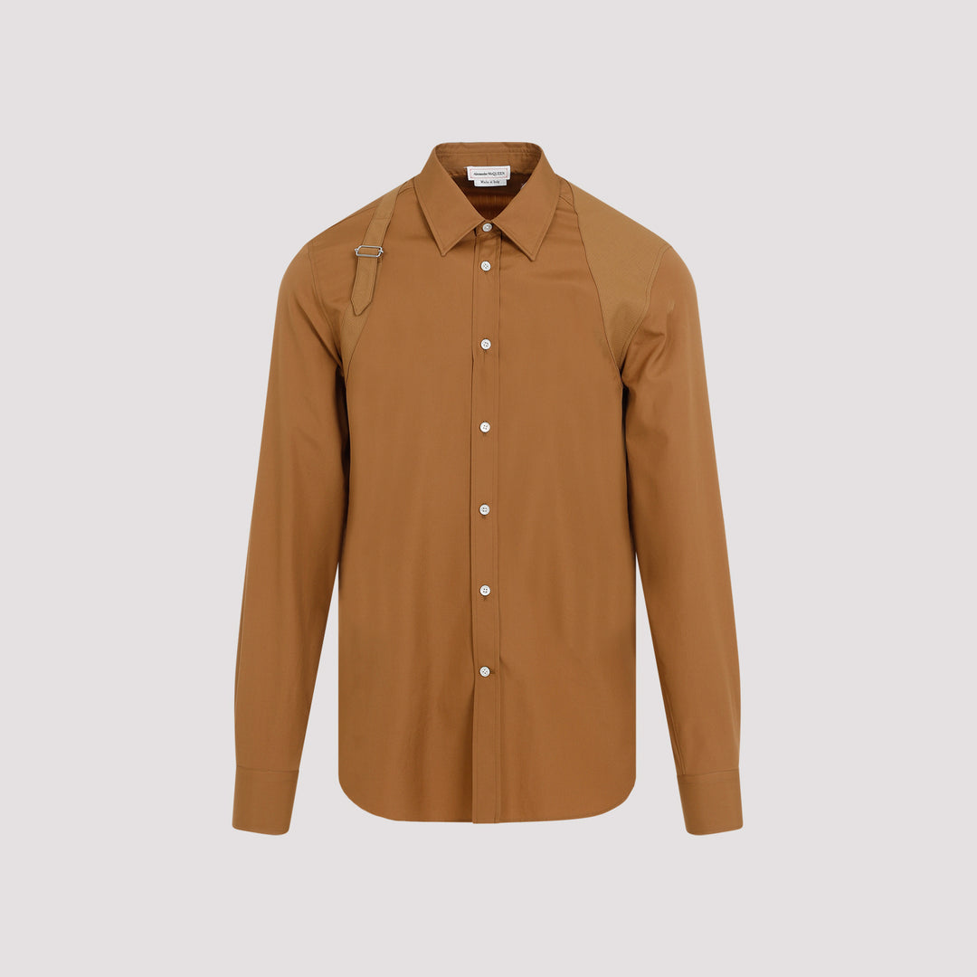 Camel Harness Cotton Shirt-0