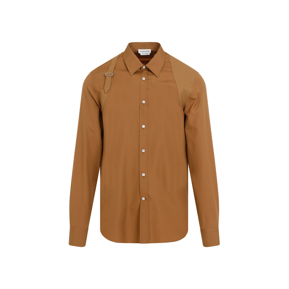 Camel Harness Cotton Shirt-1