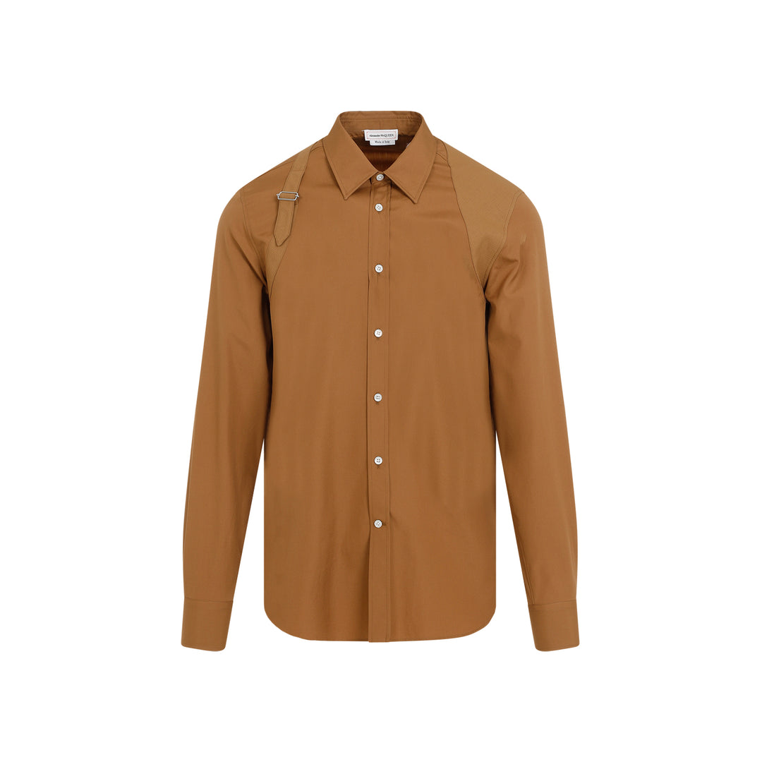 Camel Harness Cotton Shirt-1