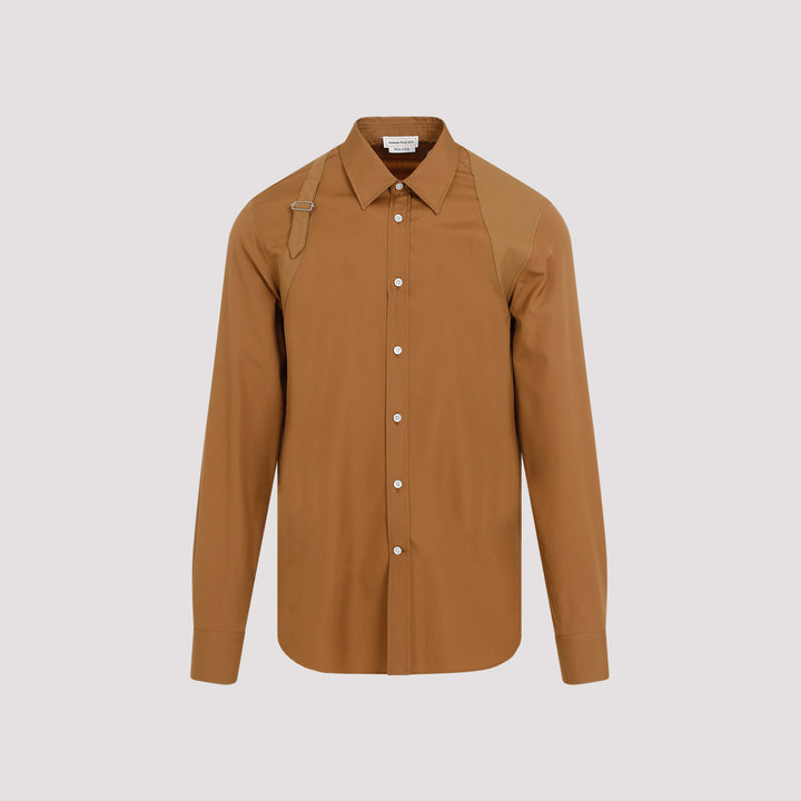 Camel Harness Cotton Shirt-2