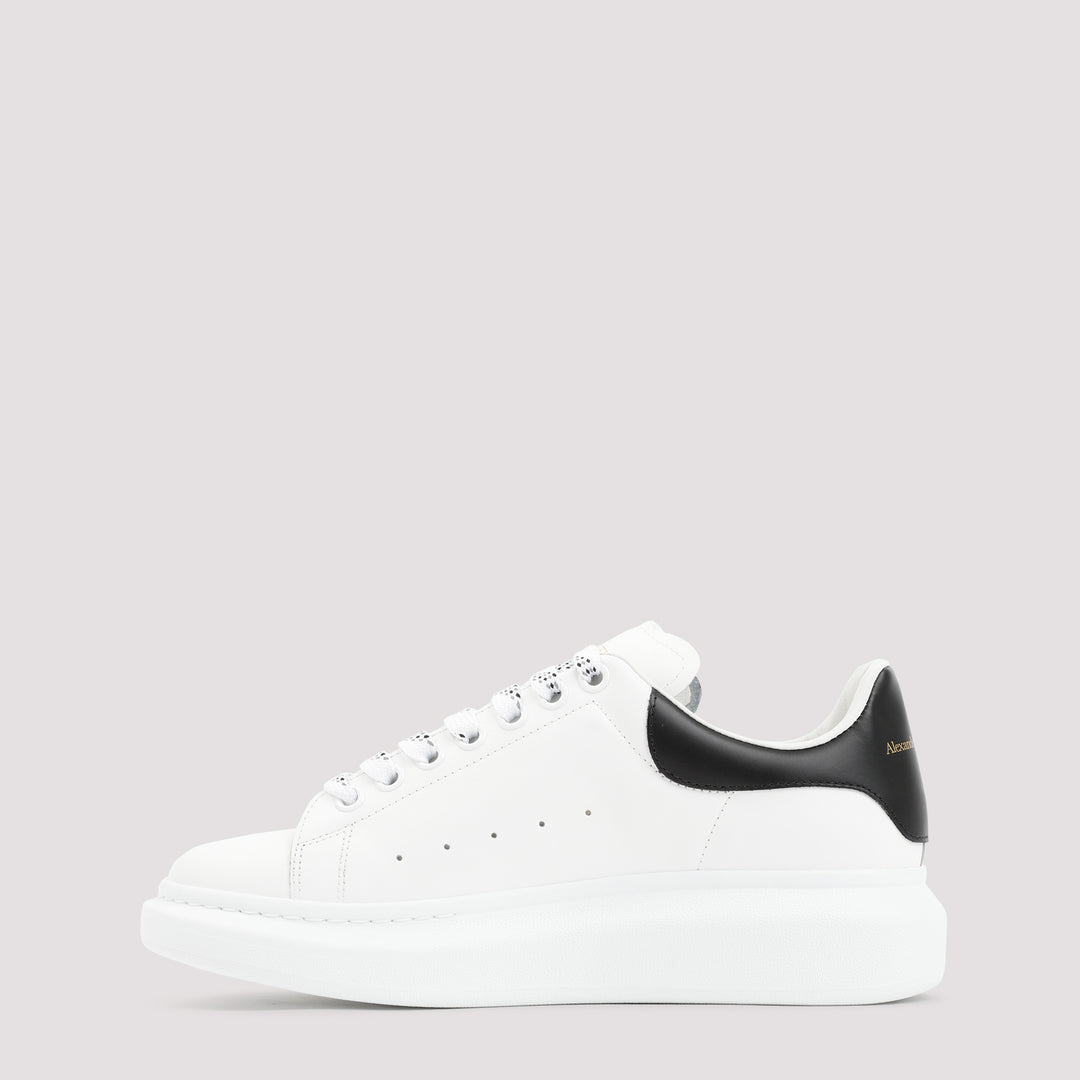 White Leather Oversized Sneaker-3