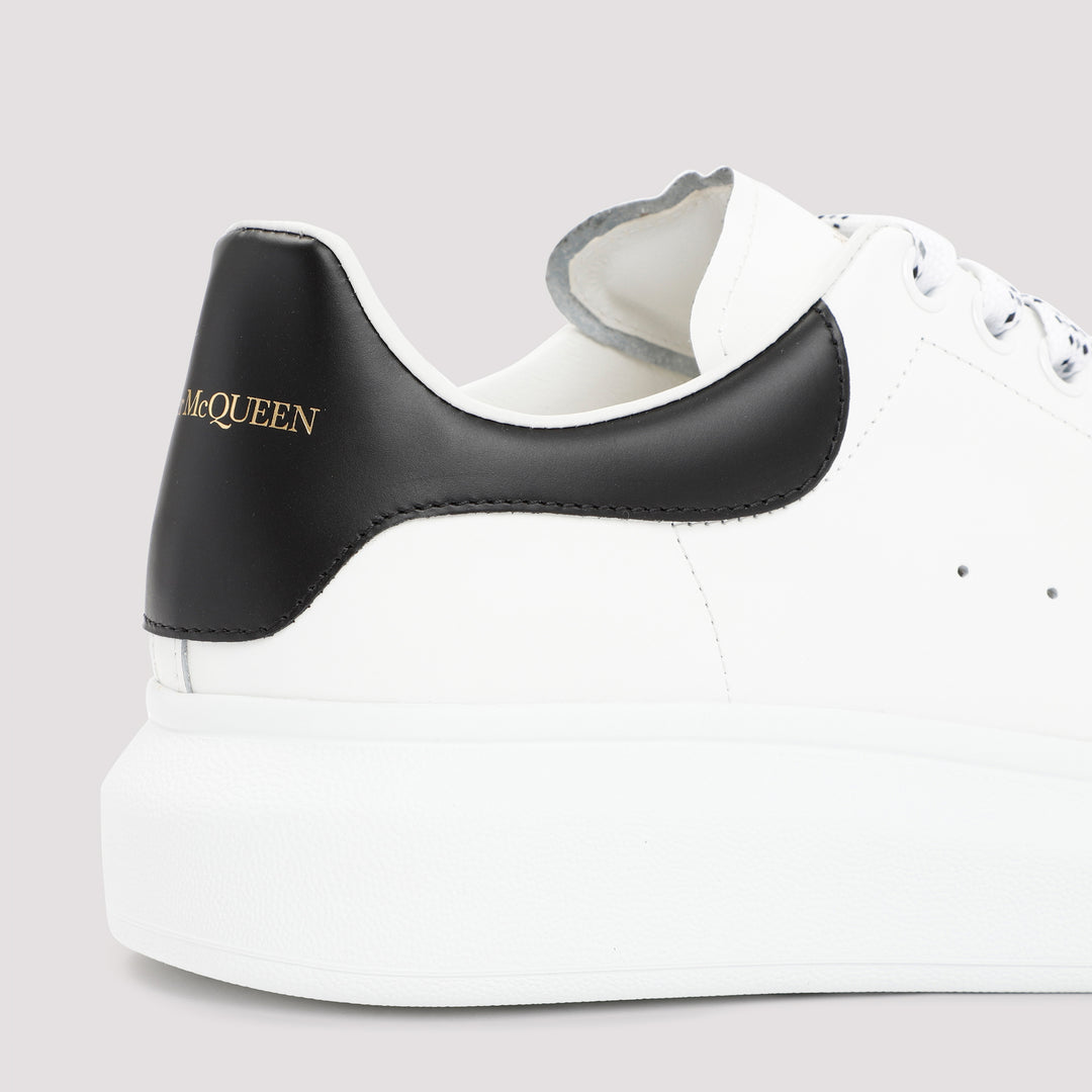 White Leather Oversized Sneaker-5