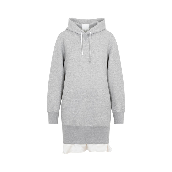 Gray Cotton Sweat Hoodie-1