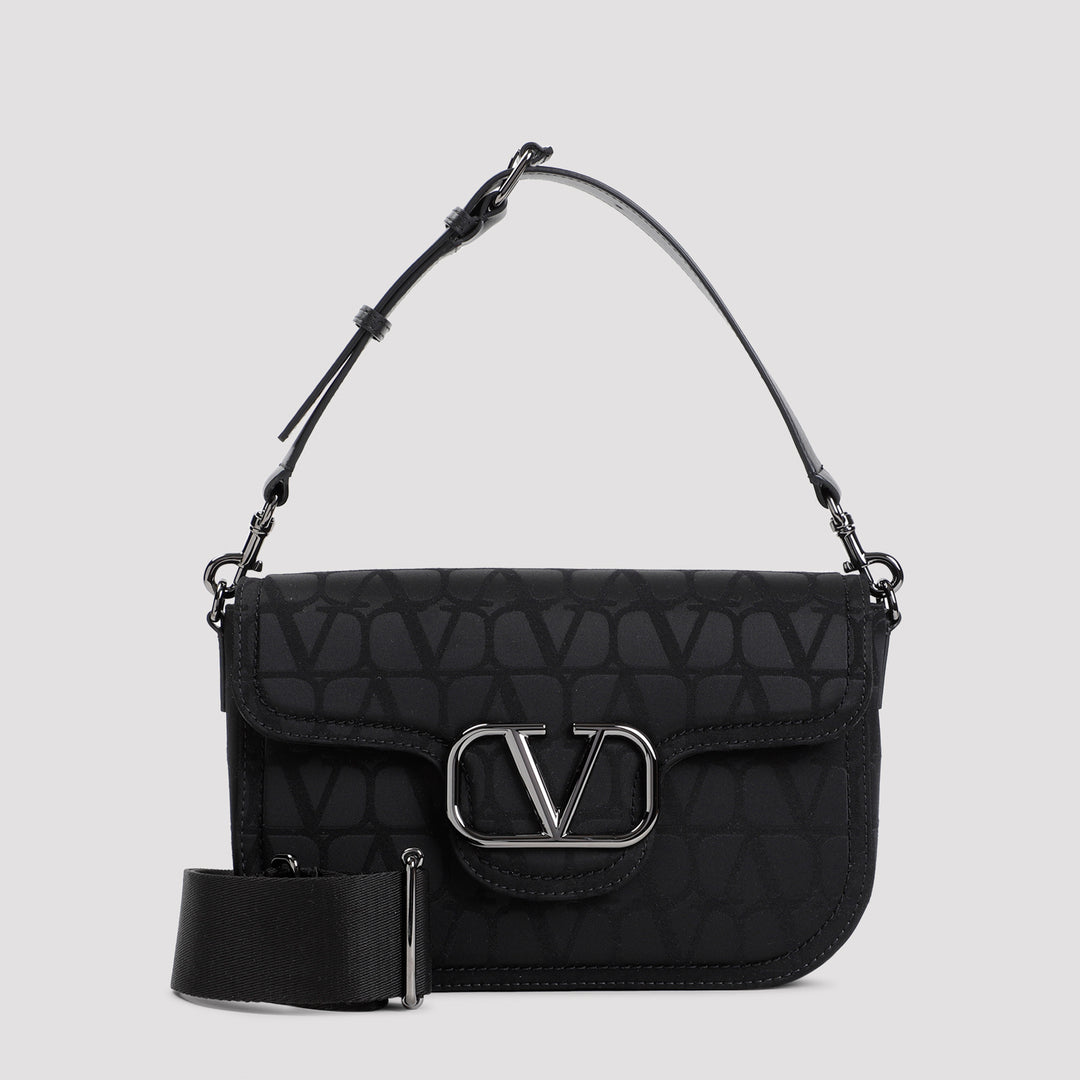 Black All Time Polyester Shoulder Bag-0