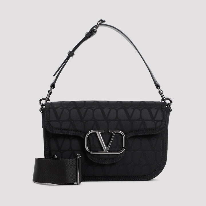 Black All Time Polyester Shoulder Bag-2