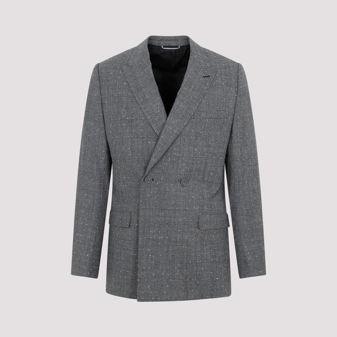 Grey Virgin Wool Jacket-0