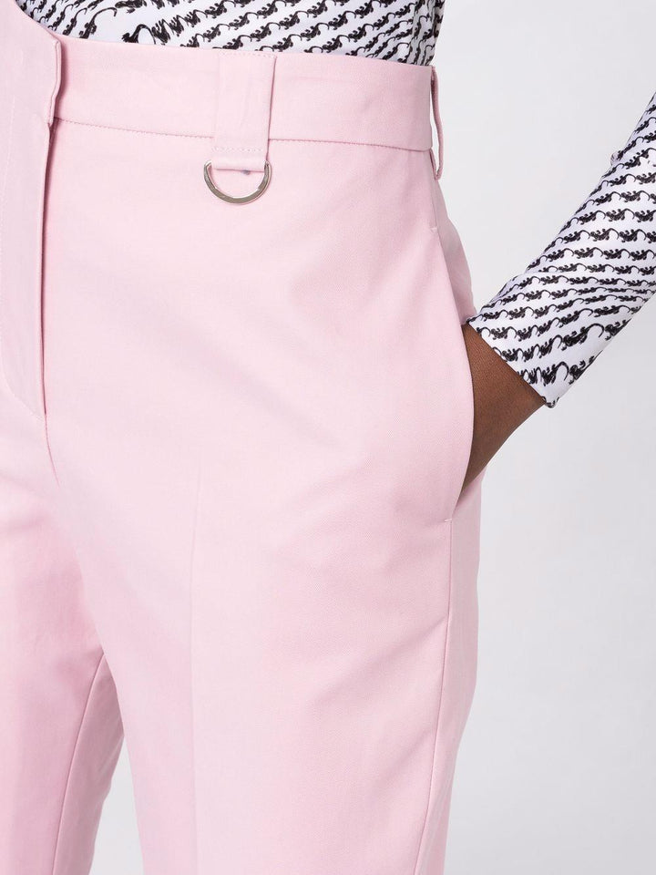 MSGM pressed-crease cotton tailored trousers-4