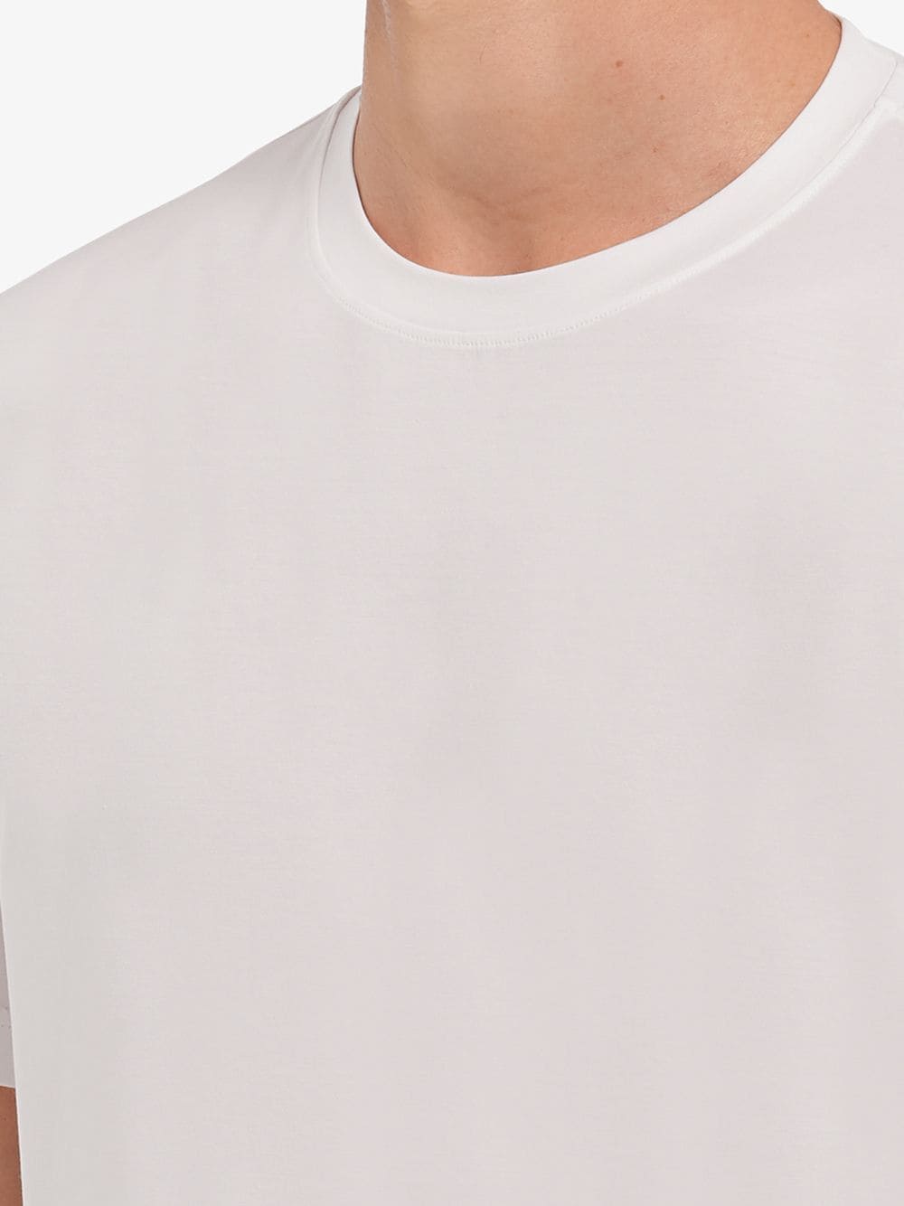 PRADA classic fitted t-shirt white-14
