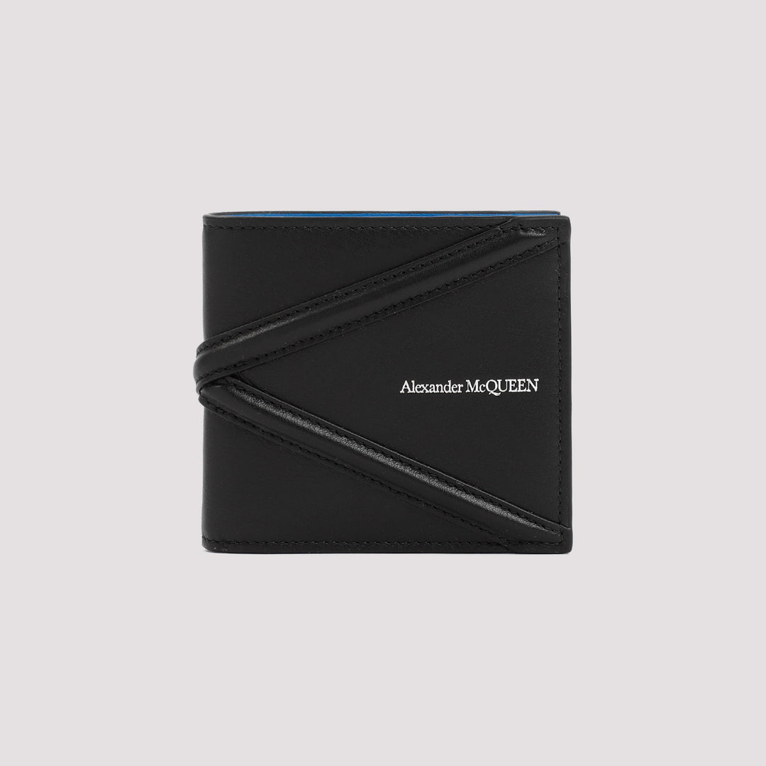 Black Leather Bifold Wallet-2