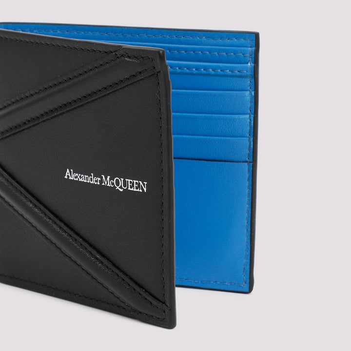 Black Leather Bifold Wallet-5