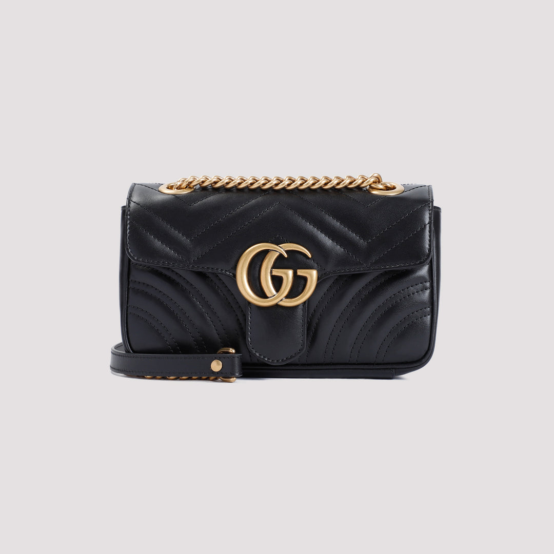 Black GG Marmont matelassé mini bag-2