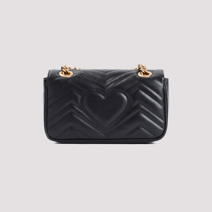 Black GG Marmont matelassé mini bag-3