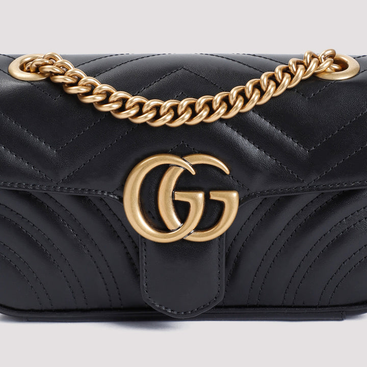 Black GG Marmont matelassé mini bag-4