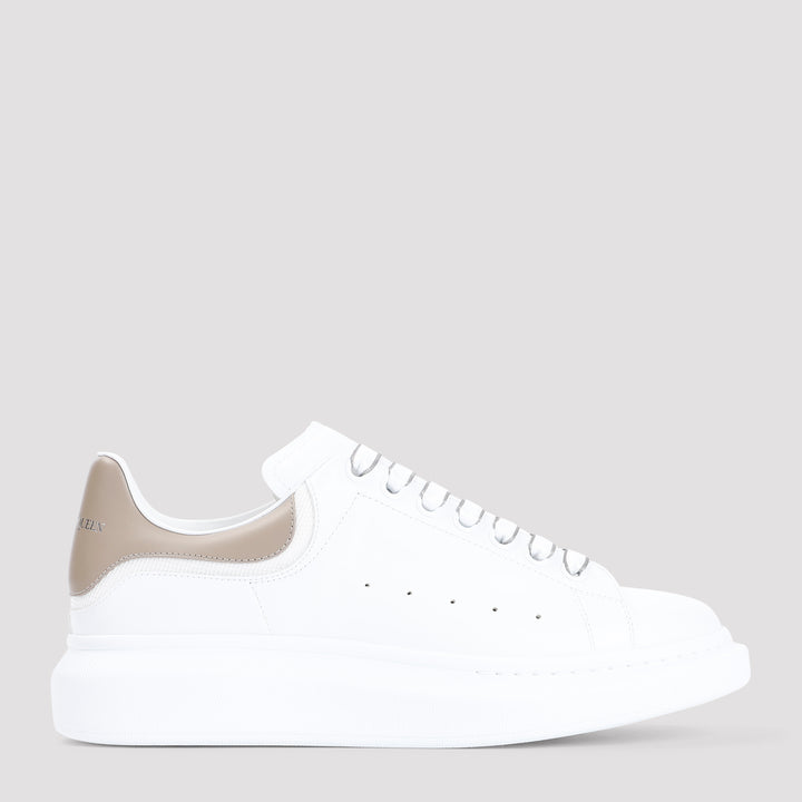 White Calf Leather Sneakers-0