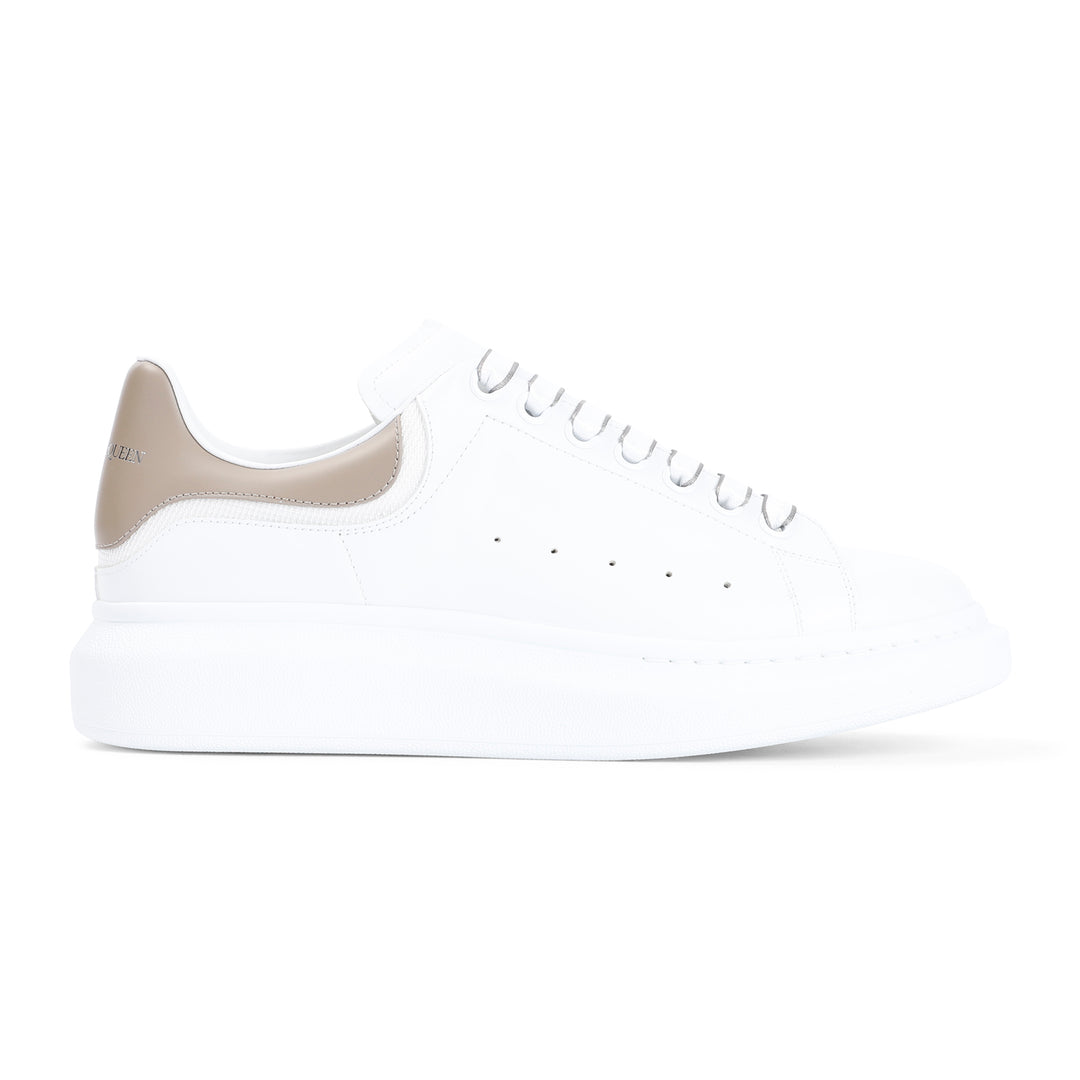 White Calf Leather Sneakers-1