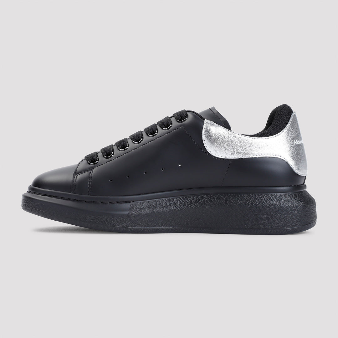 Black Calf Leather Sneakers-3