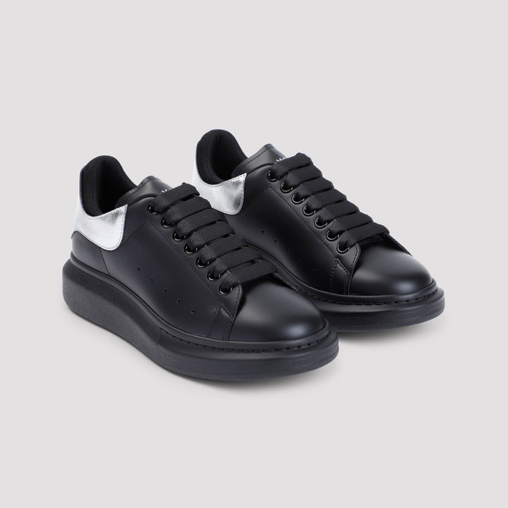 Black Calf Leather Sneakers-4