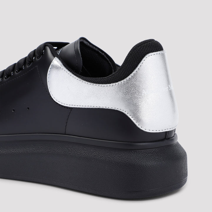 Black Calf Leather Sneakers-5