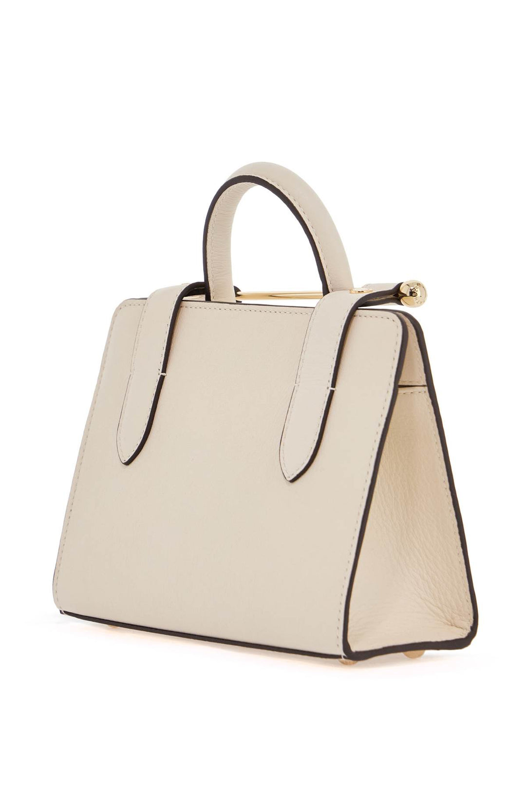 mini handbag in beige leather with removable shoulder strap-1