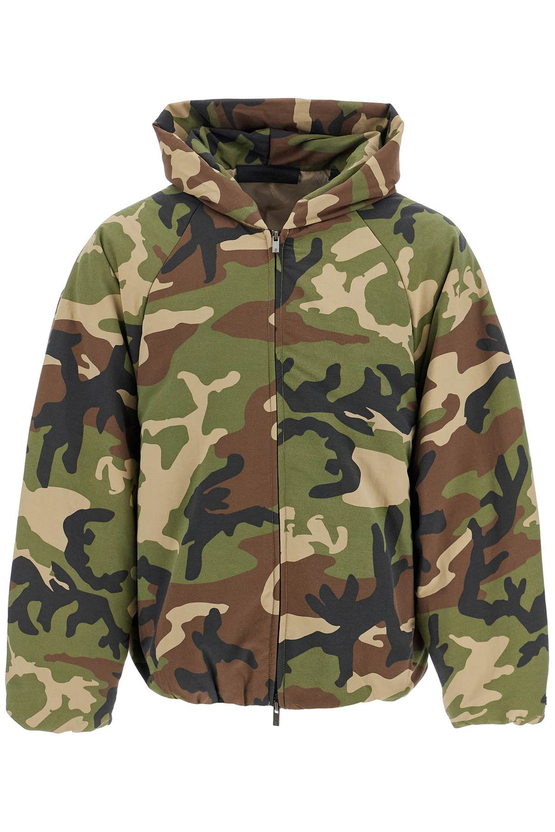 jacket with camouflage print-0