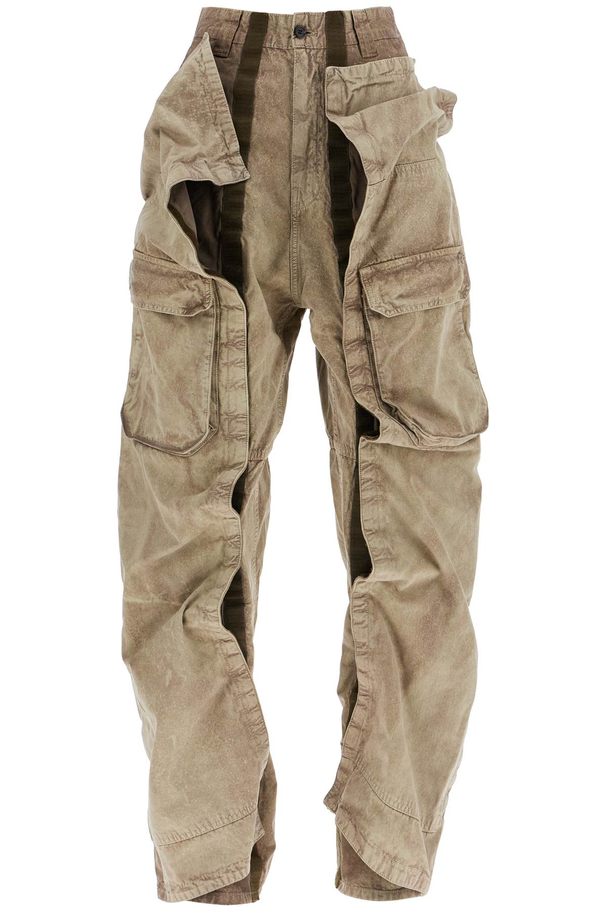 Velcro cargo fashion pants