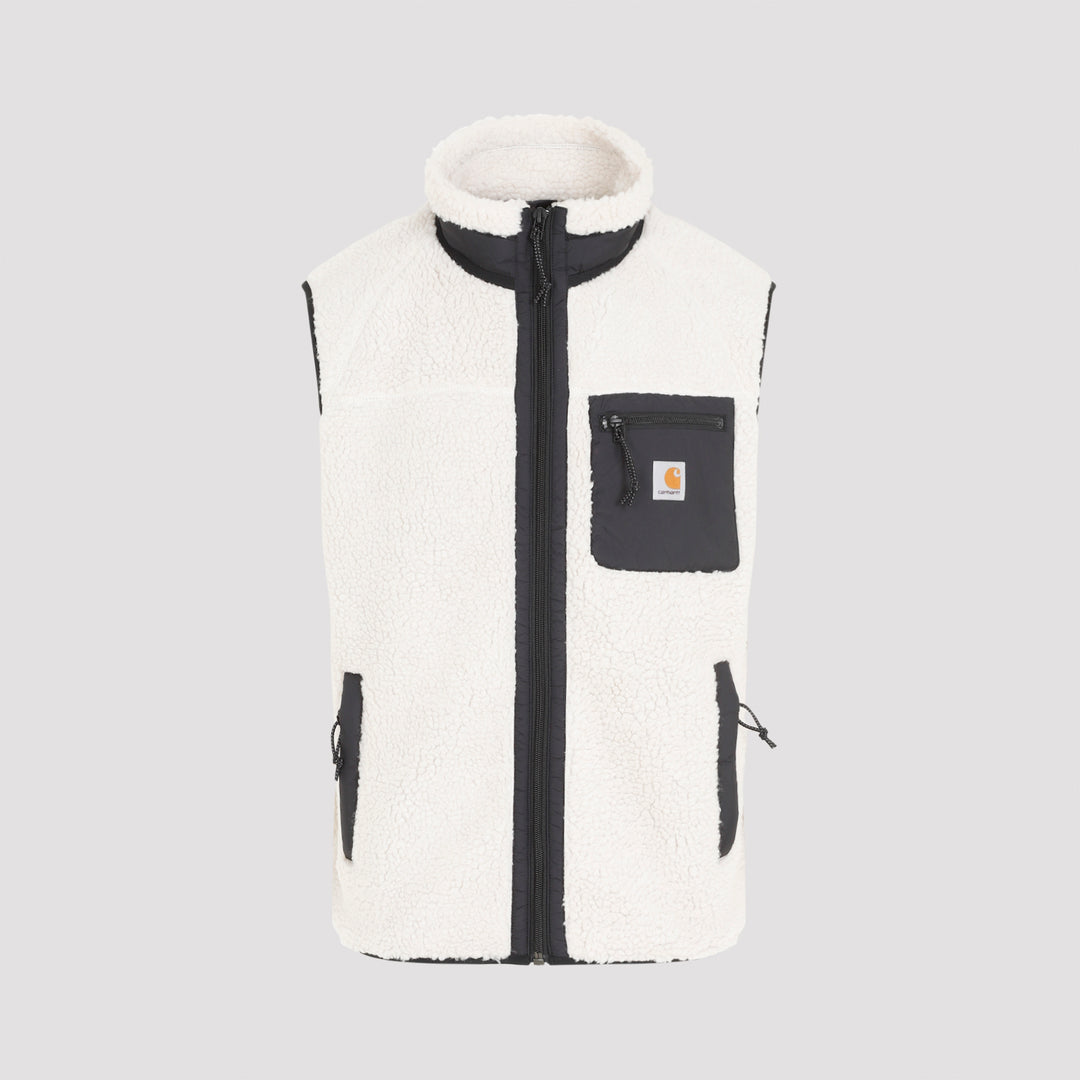 White Prentis Pile Vest-0