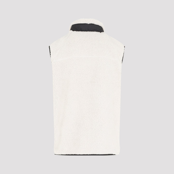 White Prentis Pile Vest-3