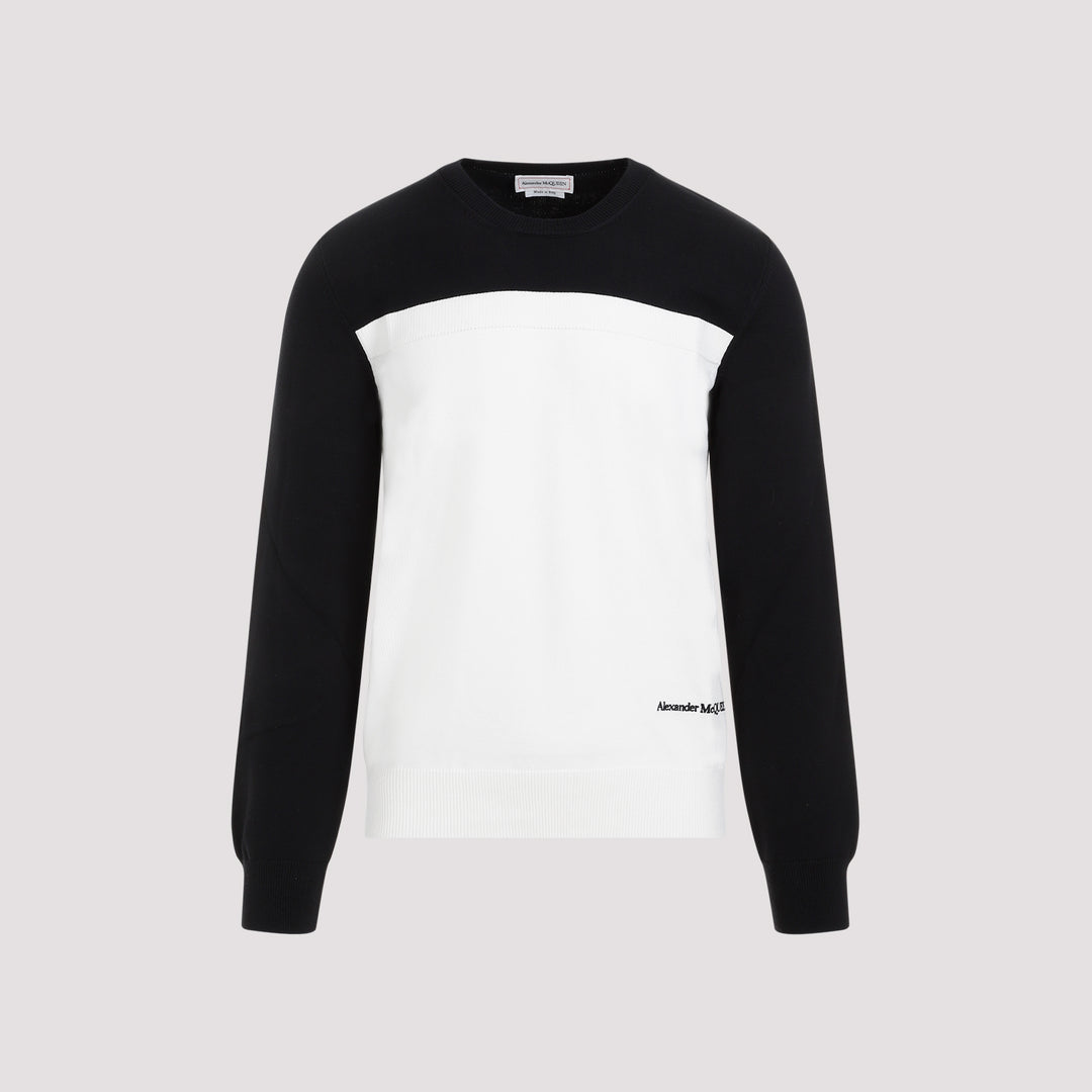 Black Ivory Cotton Pullover-0