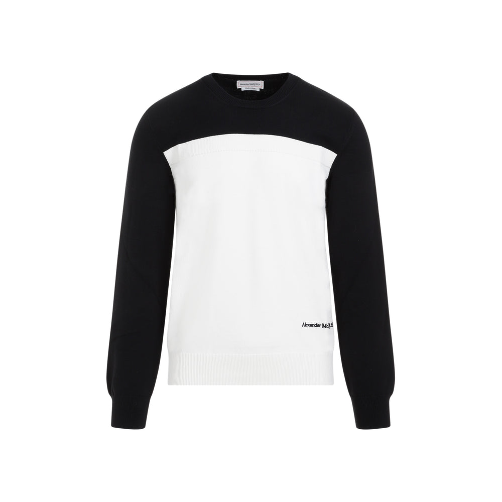 Black Ivory Cotton Pullover-1