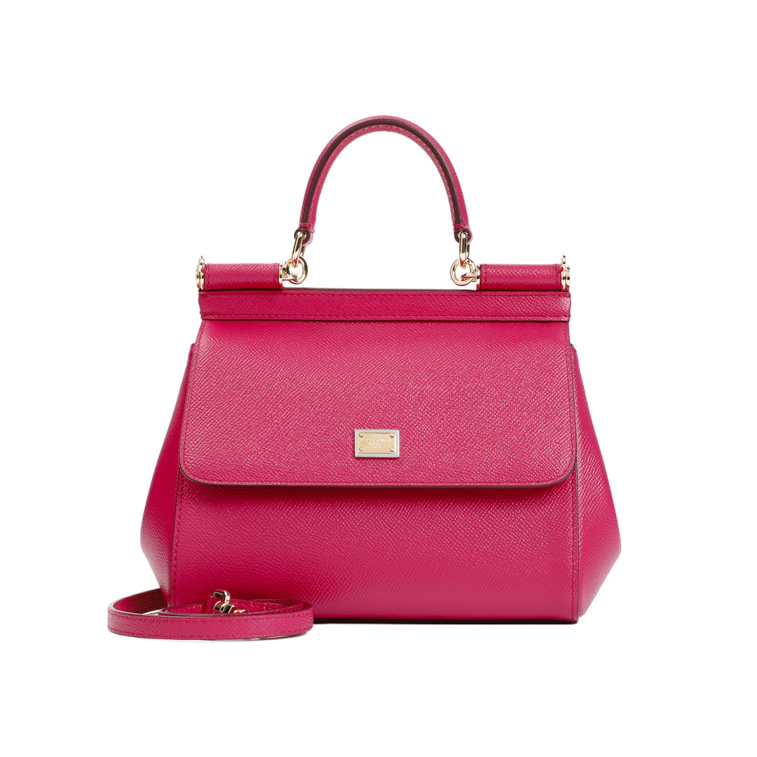 Ciclamino Leather Miss Sicily Bag-7