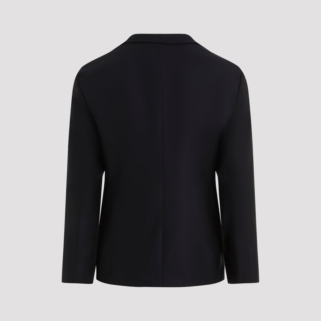 Ultramarine Blue Virgin Wool Blazer-3