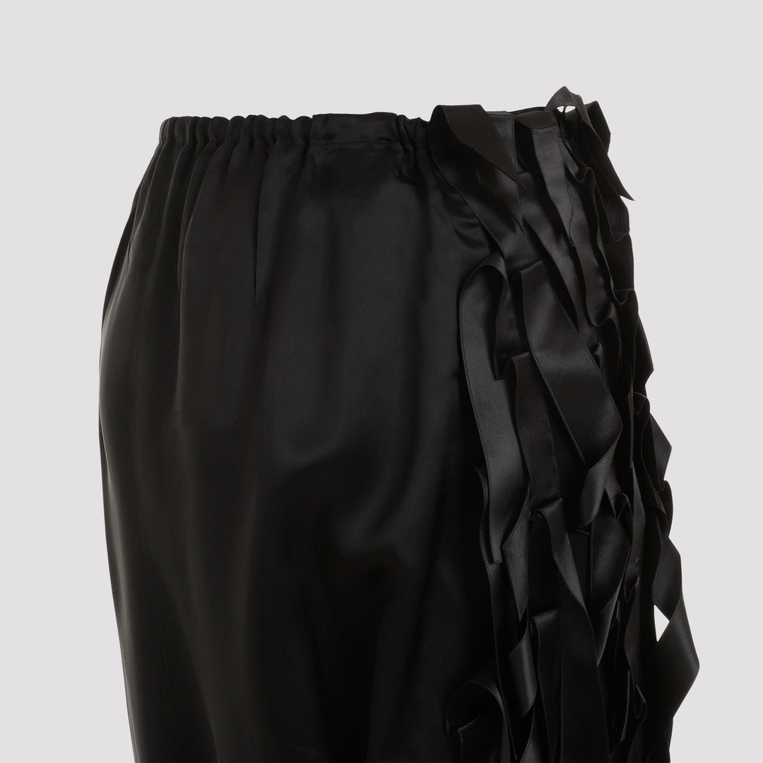 Black Acetate Skirt-4