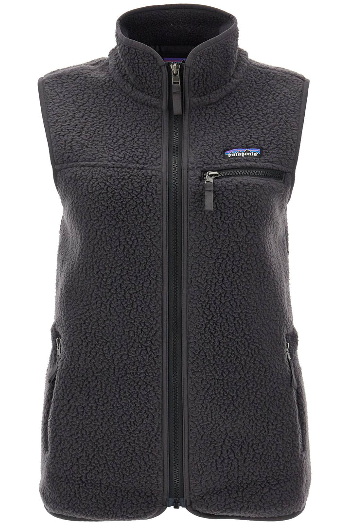 women's retro pile vest g-0