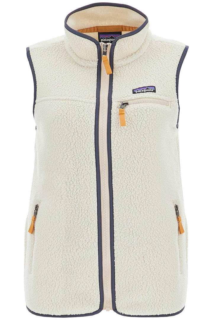 women's retro pile vest g-0